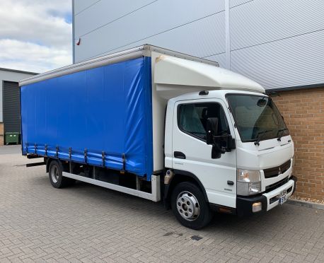 2014 EURO 6 MITSUBISHI FUSO CANTER 7C18 7.5T CURTAINSIDER (REF:D870)